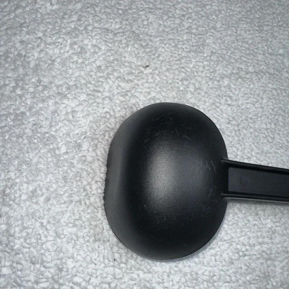 Vintage T-Fal Black Nylon Solid Spoon Ladle, 12 Inches Long Made In Canada